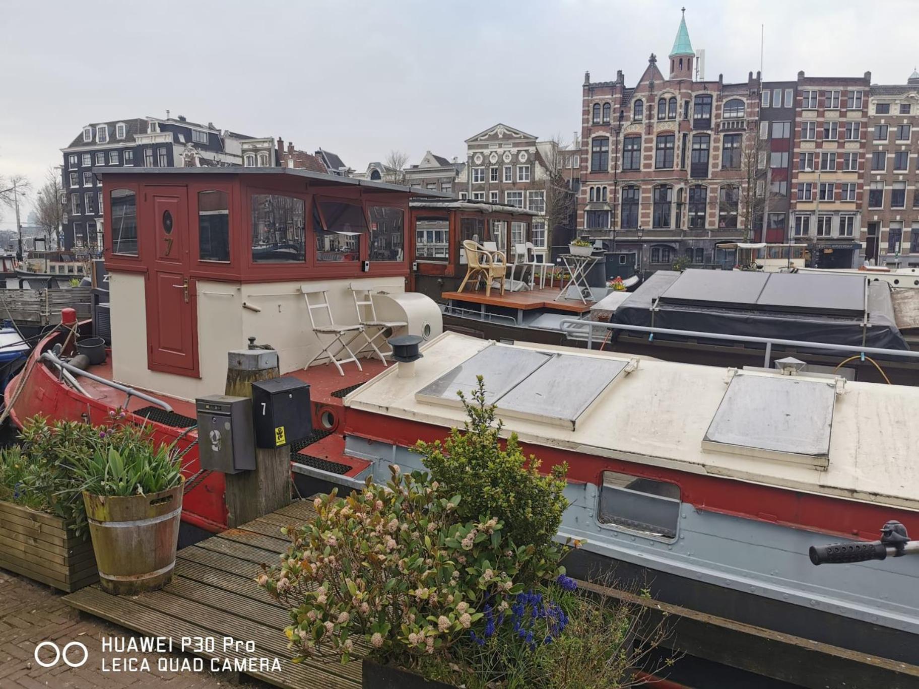 Waterloo Square River Vieuw Houseboat Amsterdam Exteriér fotografie