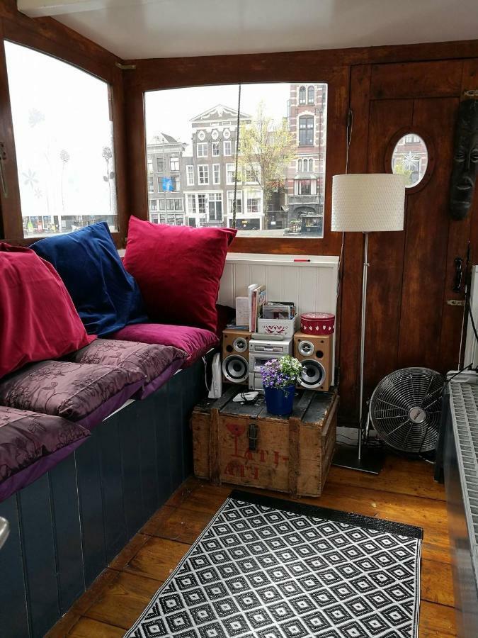Waterloo Square River Vieuw Houseboat Amsterdam Exteriér fotografie
